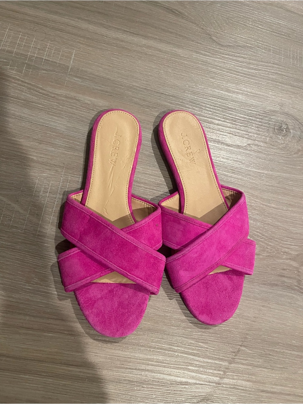 New j.crew cora crisscross slide sandal size 7